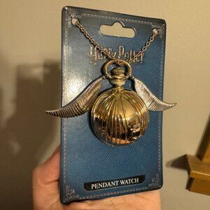 Harry Potter Golden Snitch Pendant Watch NWT
